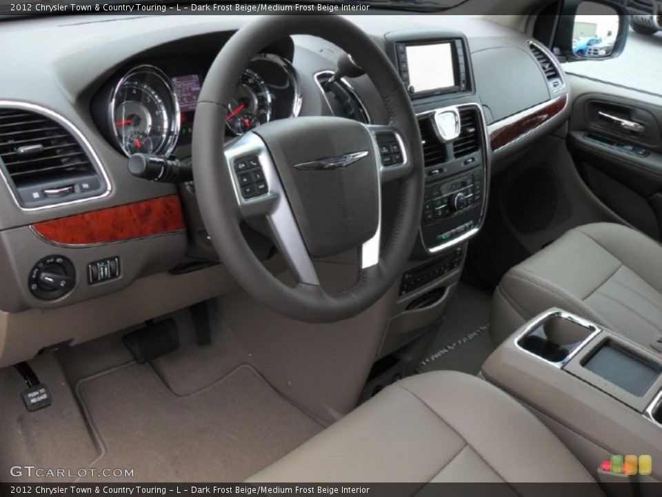 Dark Frost Beige/Medium Frost Beige Interior Photo for the 2012 Chrysler Town & Country Touring - L #55215754