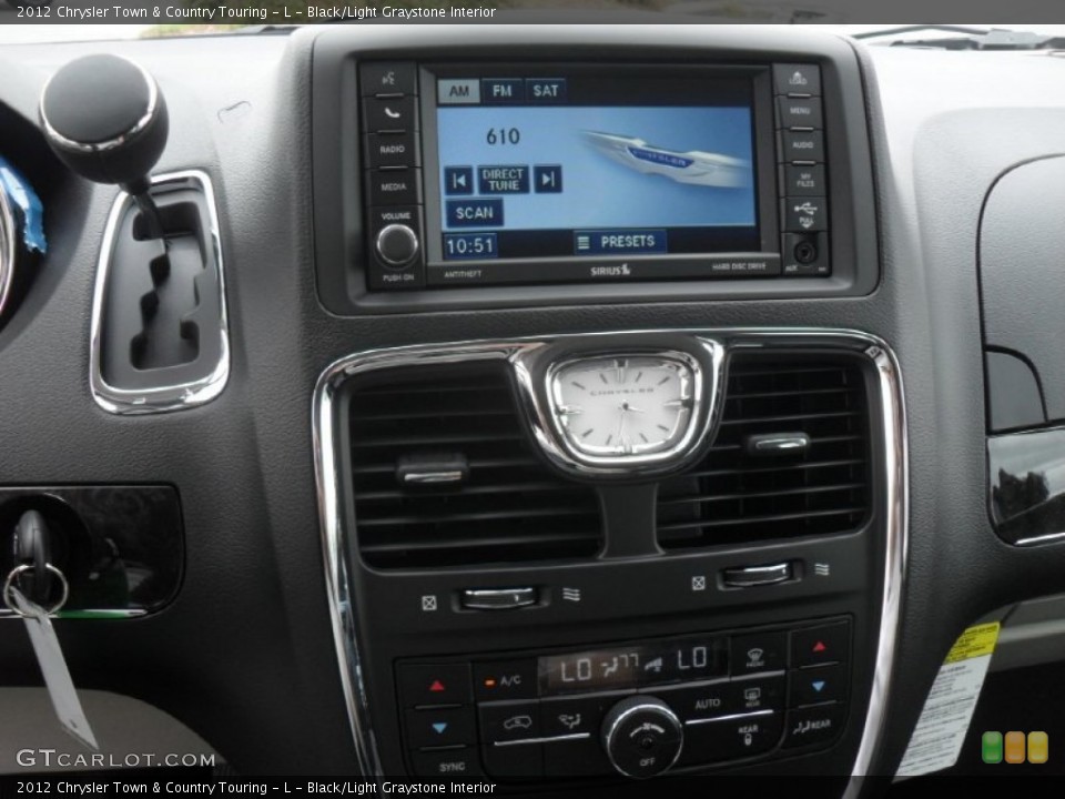 Black/Light Graystone Interior Controls for the 2012 Chrysler Town & Country Touring - L #55215847