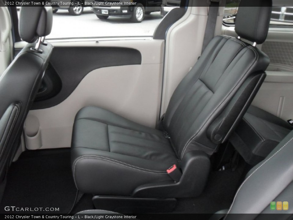 Black/Light Graystone Interior Photo for the 2012 Chrysler Town & Country Touring - L #55215871
