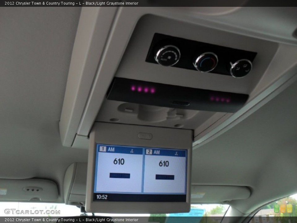 Black/Light Graystone Interior Controls for the 2012 Chrysler Town & Country Touring - L #55215880
