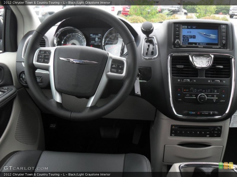 Black/Light Graystone Interior Dashboard for the 2012 Chrysler Town & Country Touring - L #55215888