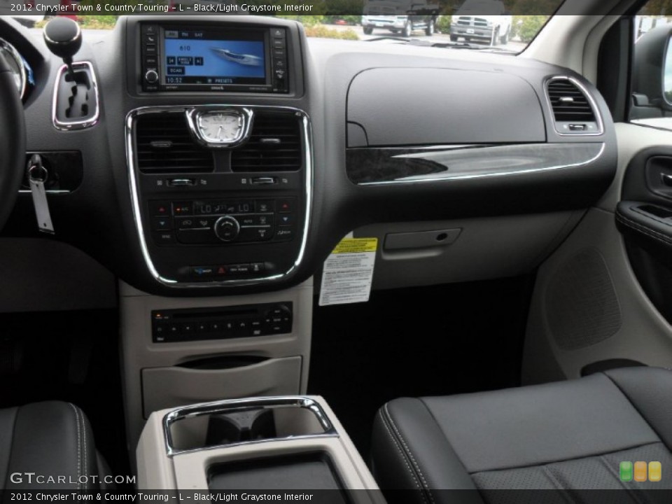 Black/Light Graystone Interior Dashboard for the 2012 Chrysler Town & Country Touring - L #55215893