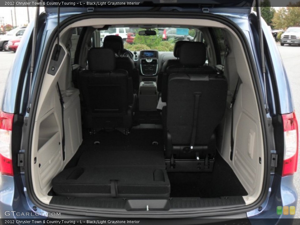 Black/Light Graystone Interior Trunk for the 2012 Chrysler Town & Country Touring - L #55215901
