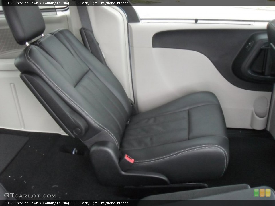 Black/Light Graystone Interior Photo for the 2012 Chrysler Town & Country Touring - L #55215910
