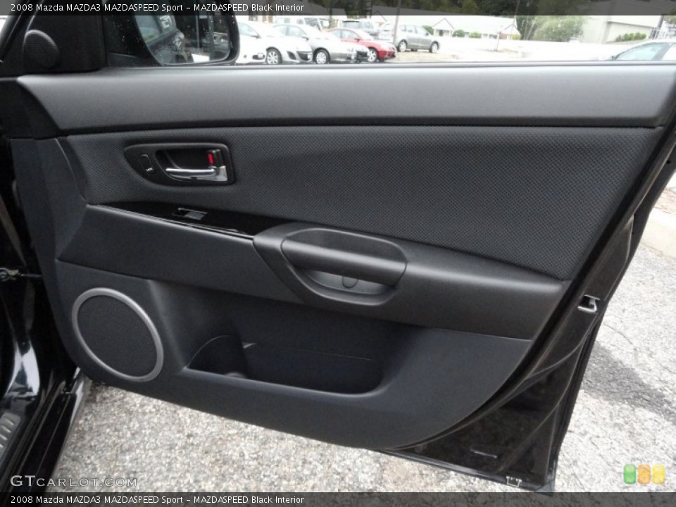 MAZDASPEED Black Interior Door Panel for the 2008 Mazda MAZDA3 MAZDASPEED Sport #55217635