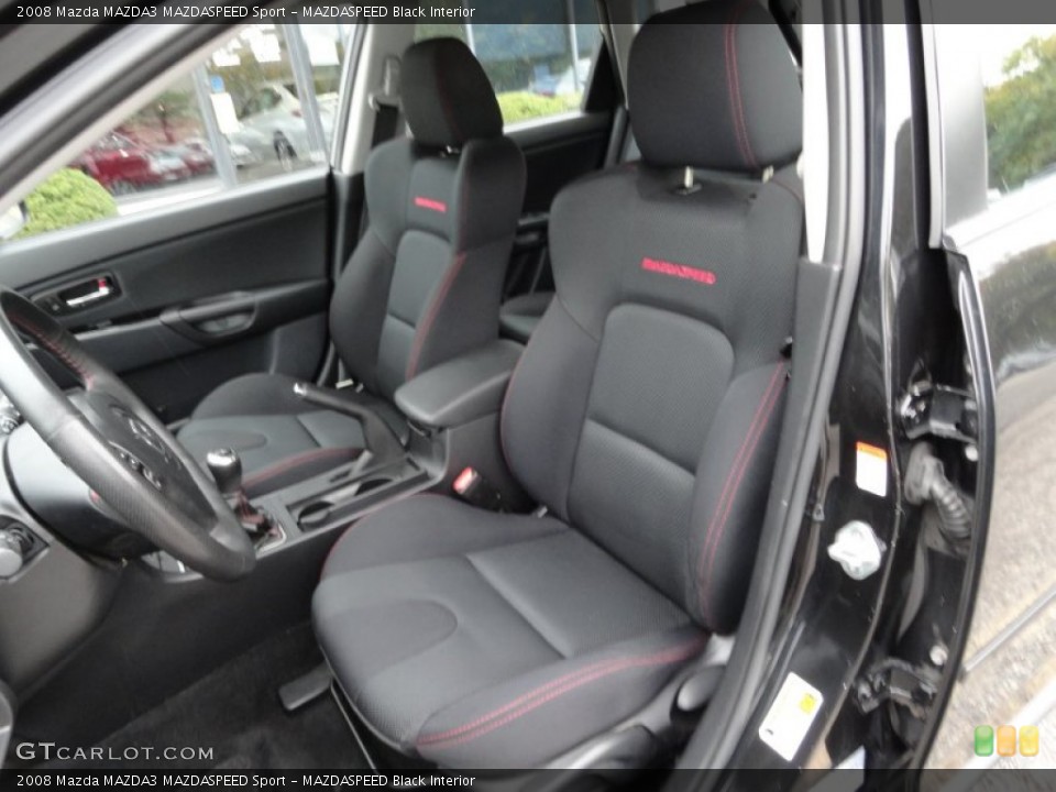 MAZDASPEED Black Interior Photo for the 2008 Mazda MAZDA3 MAZDASPEED Sport #55217722