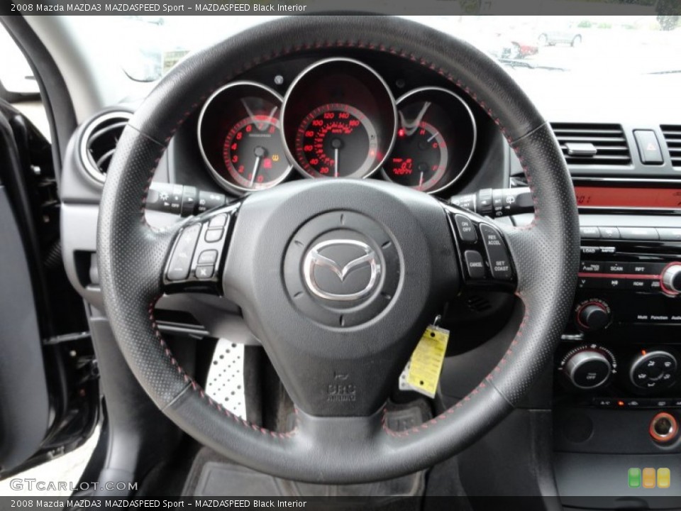 MAZDASPEED Black Interior Gauges for the 2008 Mazda MAZDA3 MAZDASPEED Sport #55217740