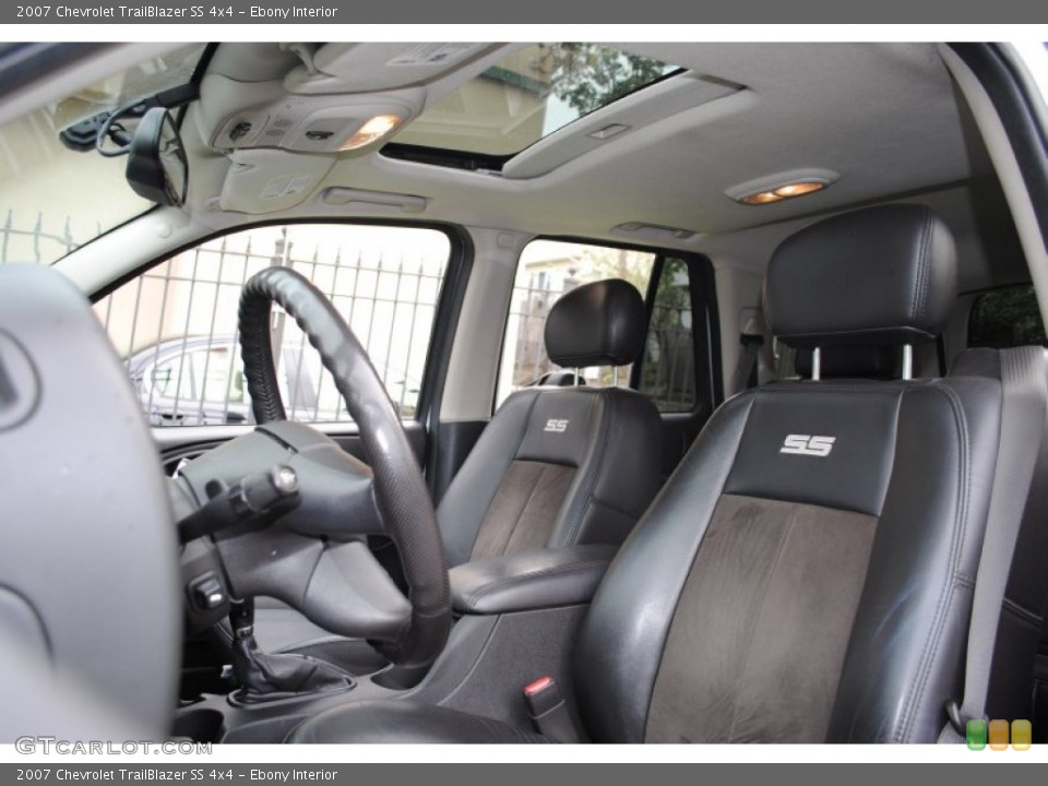 Ebony Interior Photo for the 2007 Chevrolet TrailBlazer SS 4x4 #55218454