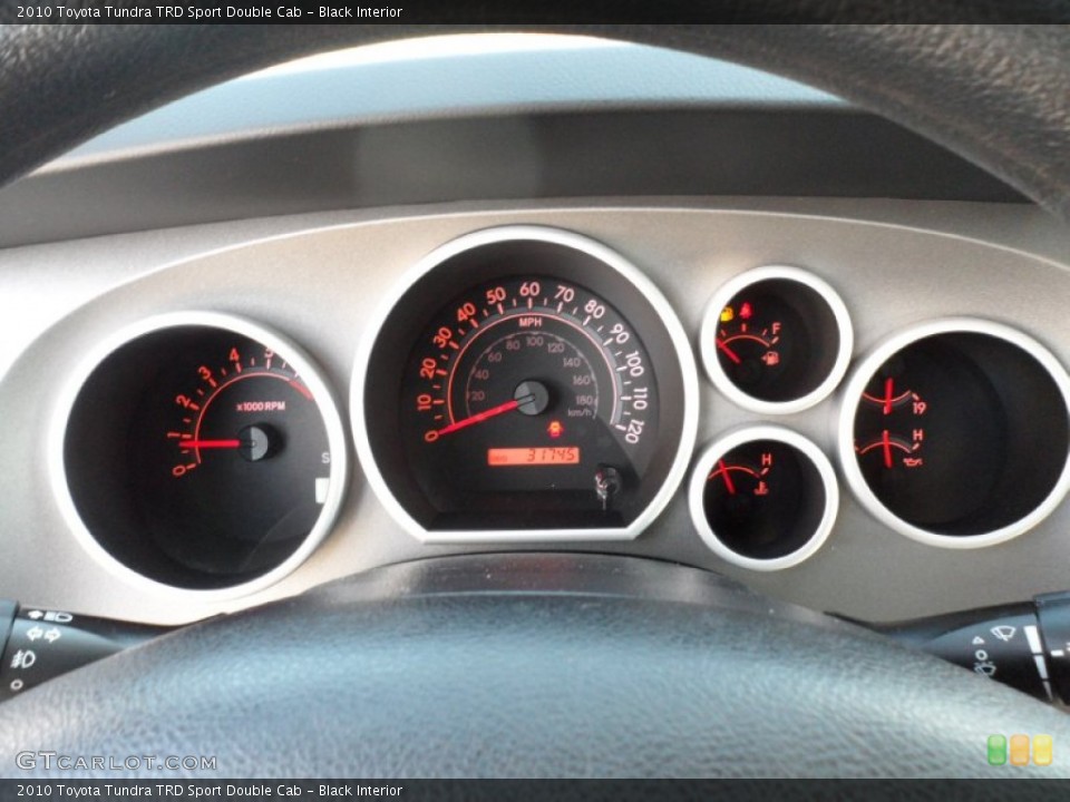 Black Interior Gauges for the 2010 Toyota Tundra TRD Sport Double Cab #55218694