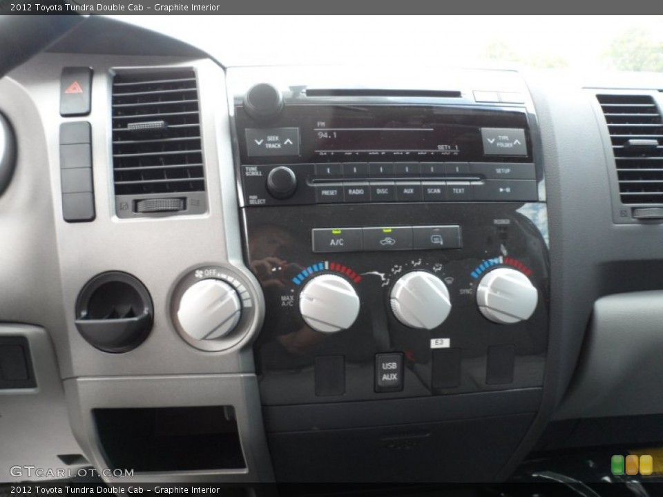Graphite Interior Controls for the 2012 Toyota Tundra Double Cab #55219825