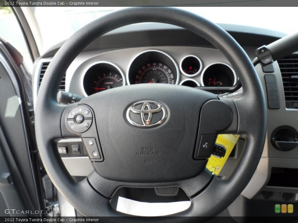 Graphite Interior Steering Wheel for the 2012 Toyota Tundra Double Cab #55220137