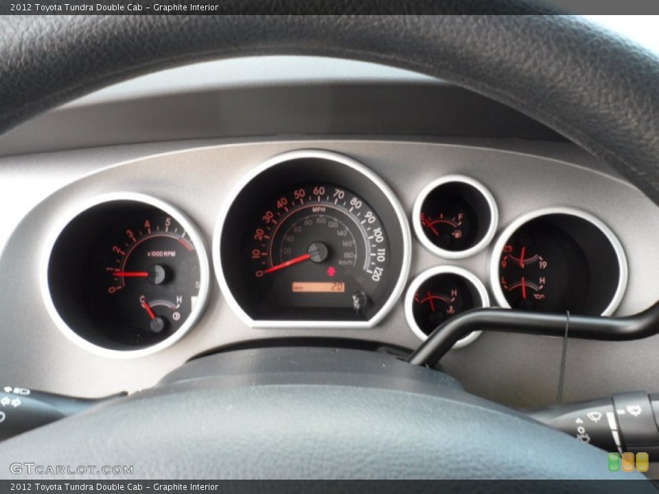 Graphite Interior Gauges for the 2012 Toyota Tundra Double Cab #55220146