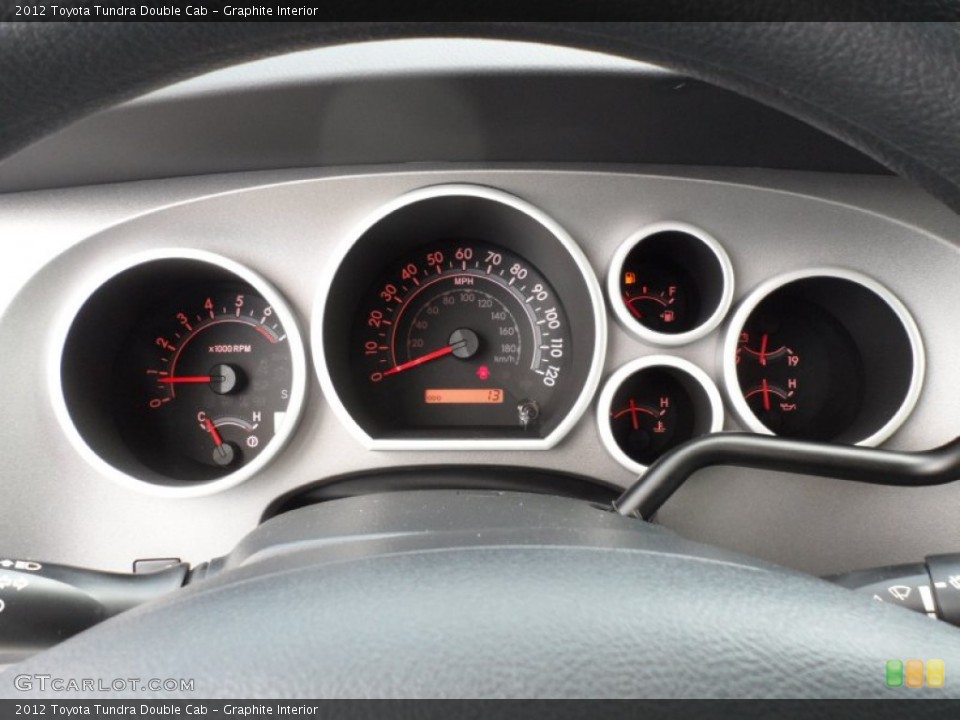 Graphite Interior Gauges for the 2012 Toyota Tundra Double Cab #55220419
