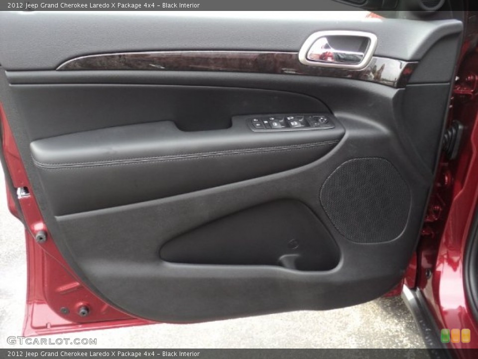 Black Interior Door Panel for the 2012 Jeep Grand Cherokee Laredo X Package 4x4 #55220635