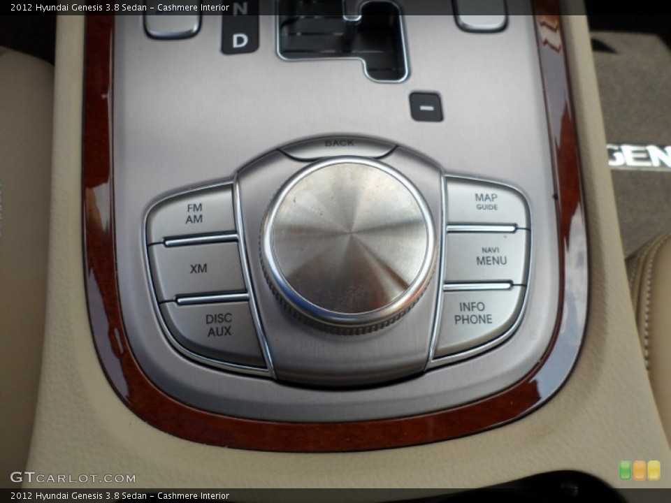 Cashmere Interior Controls for the 2012 Hyundai Genesis 3.8 Sedan #55220740
