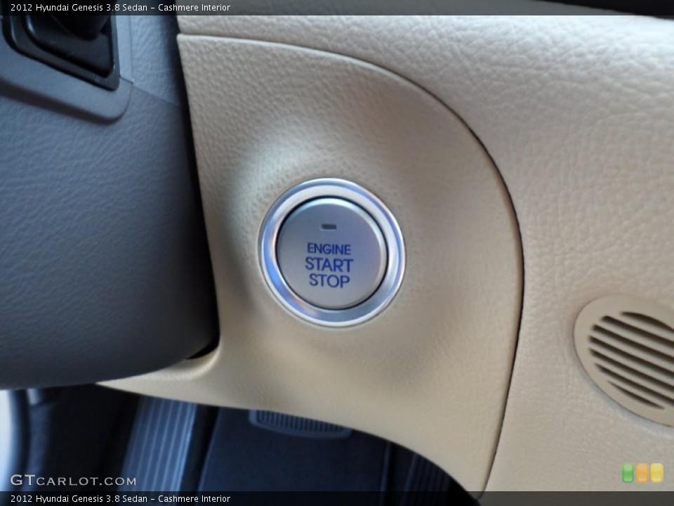 Cashmere Interior Controls for the 2012 Hyundai Genesis 3.8 Sedan #55220749