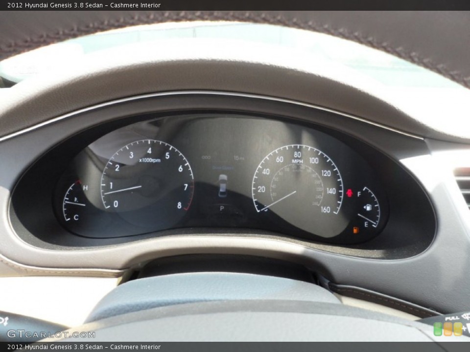 Cashmere Interior Gauges for the 2012 Hyundai Genesis 3.8 Sedan #55220767