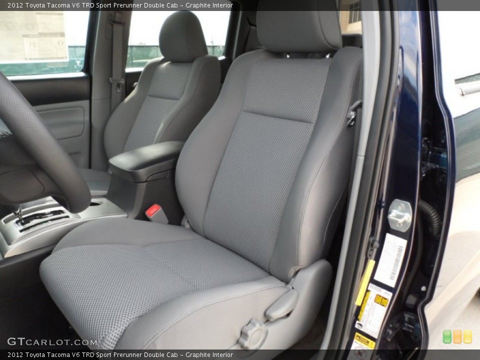 Graphite Interior Photo for the 2012 Toyota Tacoma V6 TRD Sport Prerunner Double Cab #55221016