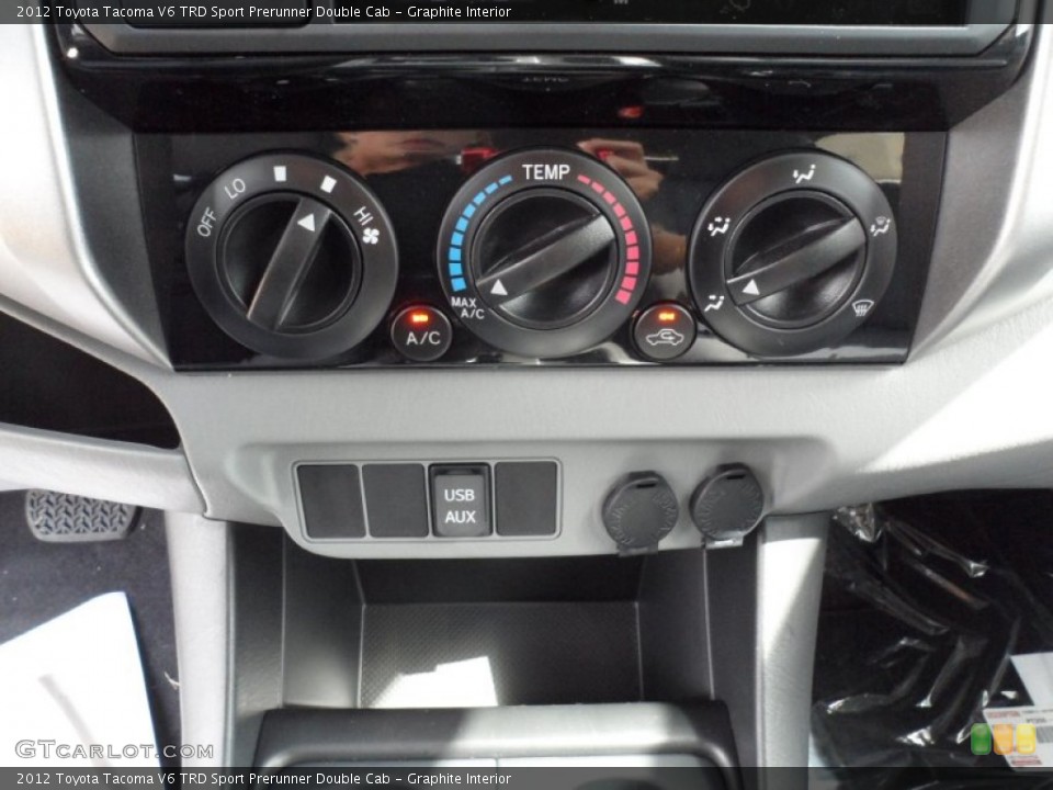 Graphite Interior Controls for the 2012 Toyota Tacoma V6 TRD Sport Prerunner Double Cab #55221061