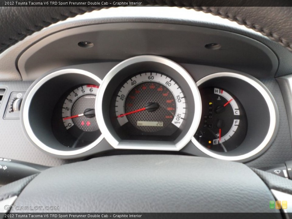 Graphite Interior Gauges for the 2012 Toyota Tacoma V6 TRD Sport Prerunner Double Cab #55221089