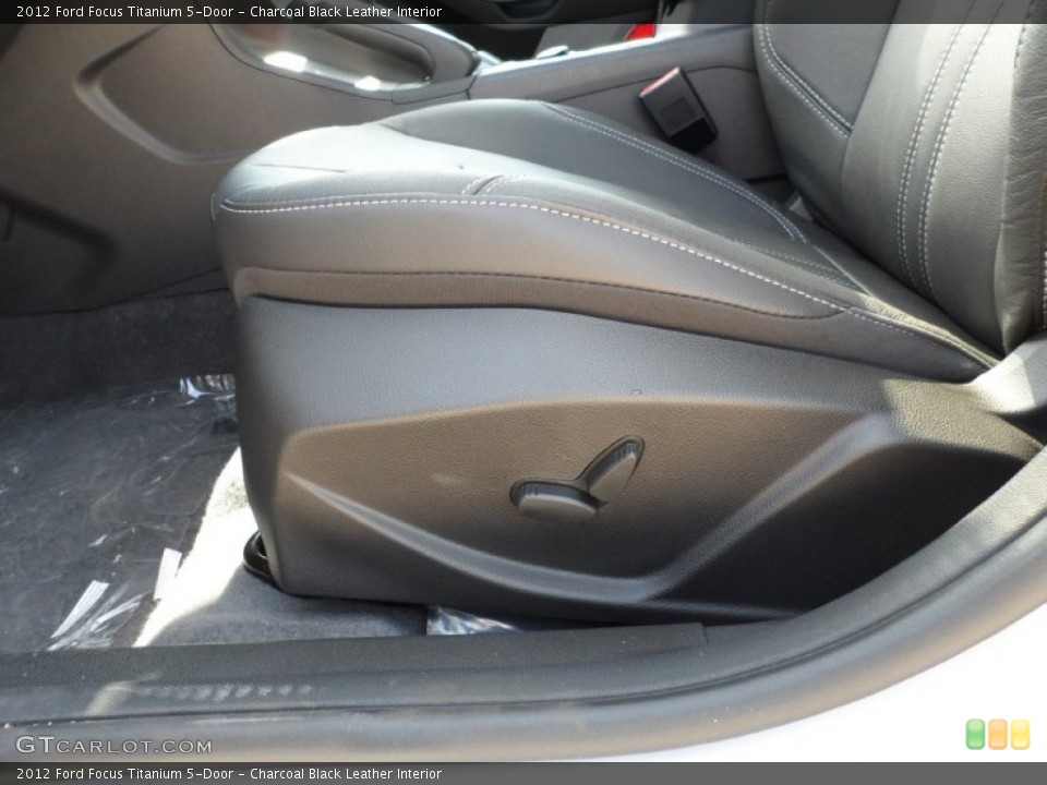 Charcoal Black Leather Interior Controls for the 2012 Ford Focus Titanium 5-Door #55221334