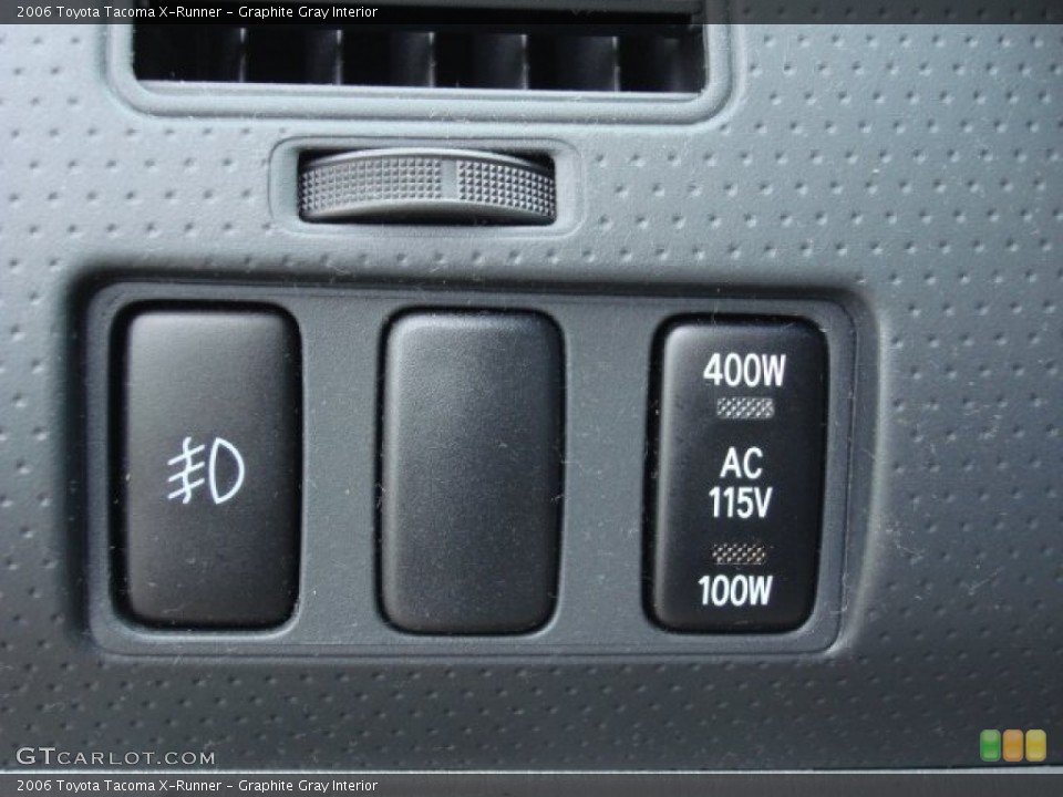 Graphite Gray Interior Controls for the 2006 Toyota Tacoma X-Runner #55221367