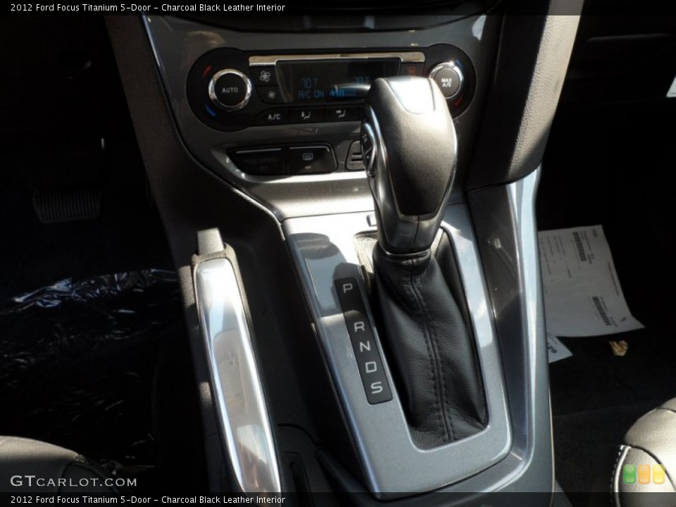 Charcoal Black Leather Interior Transmission for the 2012 Ford Focus Titanium 5-Door #55221412