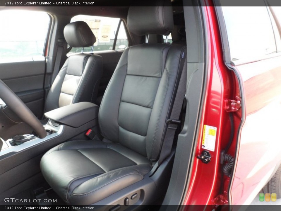 Charcoal Black Interior Photo for the 2012 Ford Explorer Limited #55222714