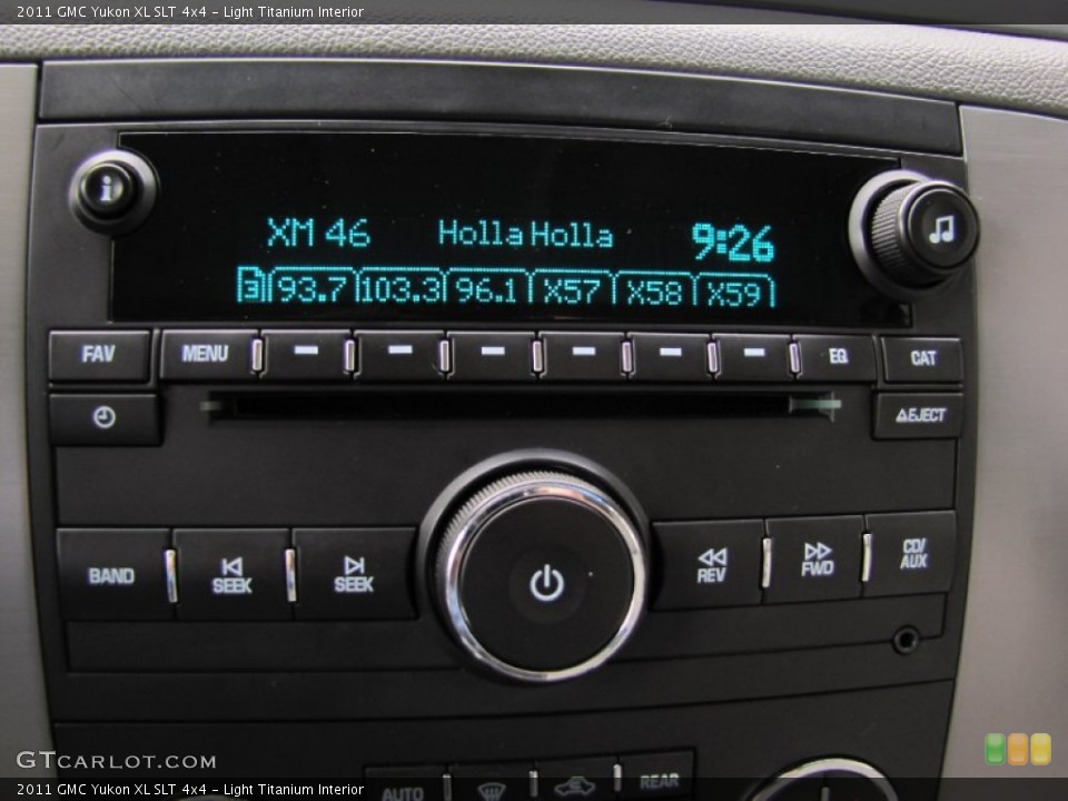 Light Titanium Interior Audio System for the 2011 GMC Yukon XL SLT 4x4 #55222777