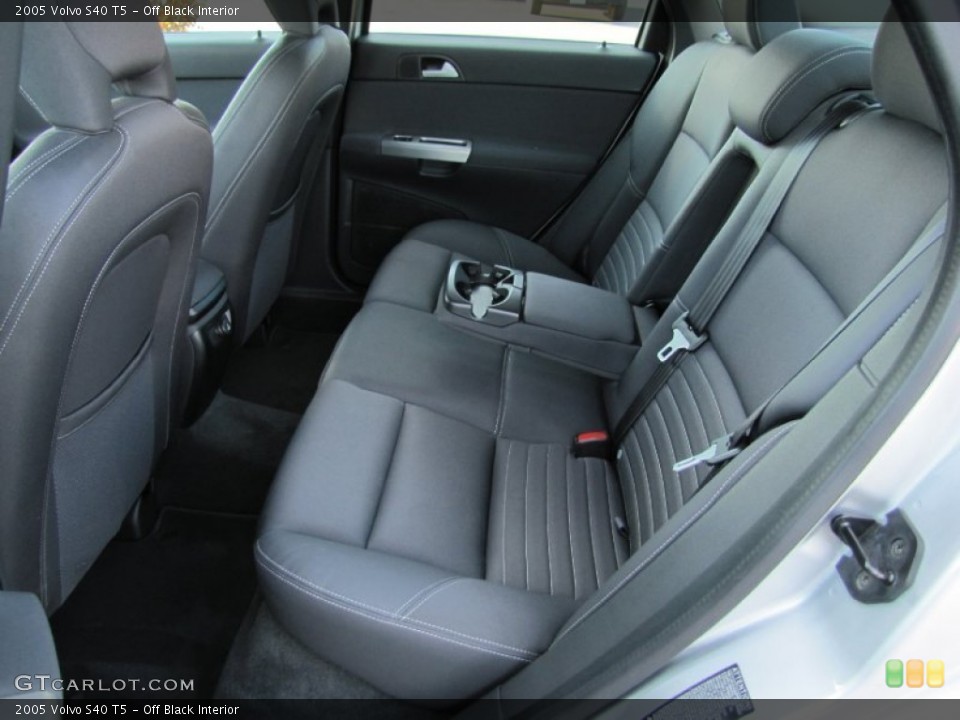 Off Black Interior Photo for the 2005 Volvo S40 T5 #55223251