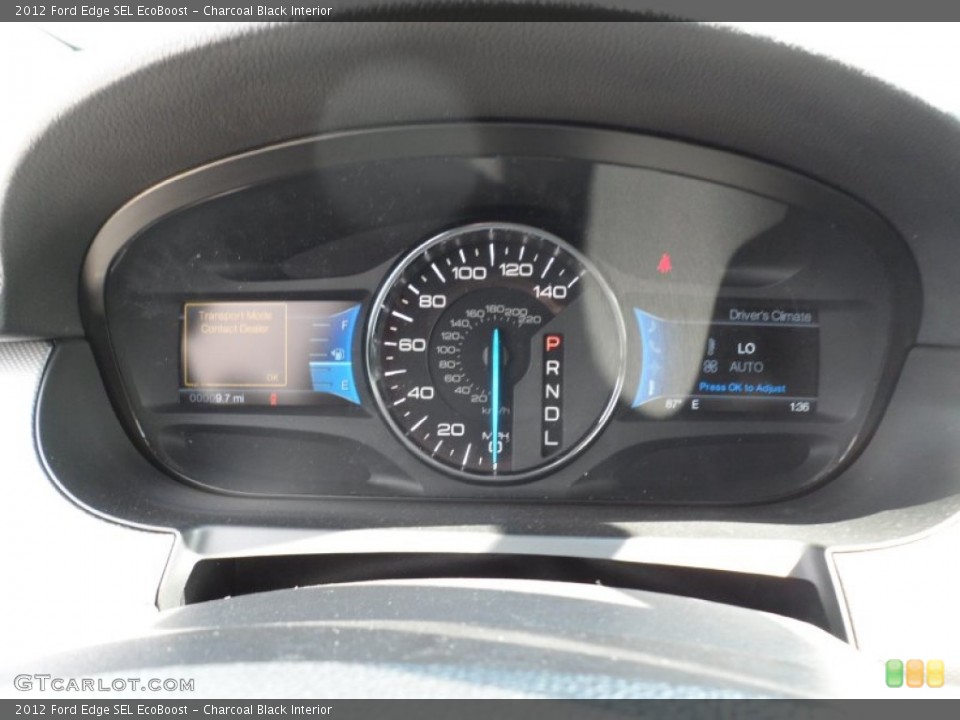 Charcoal Black Interior Gauges for the 2012 Ford Edge SEL EcoBoost #55224223