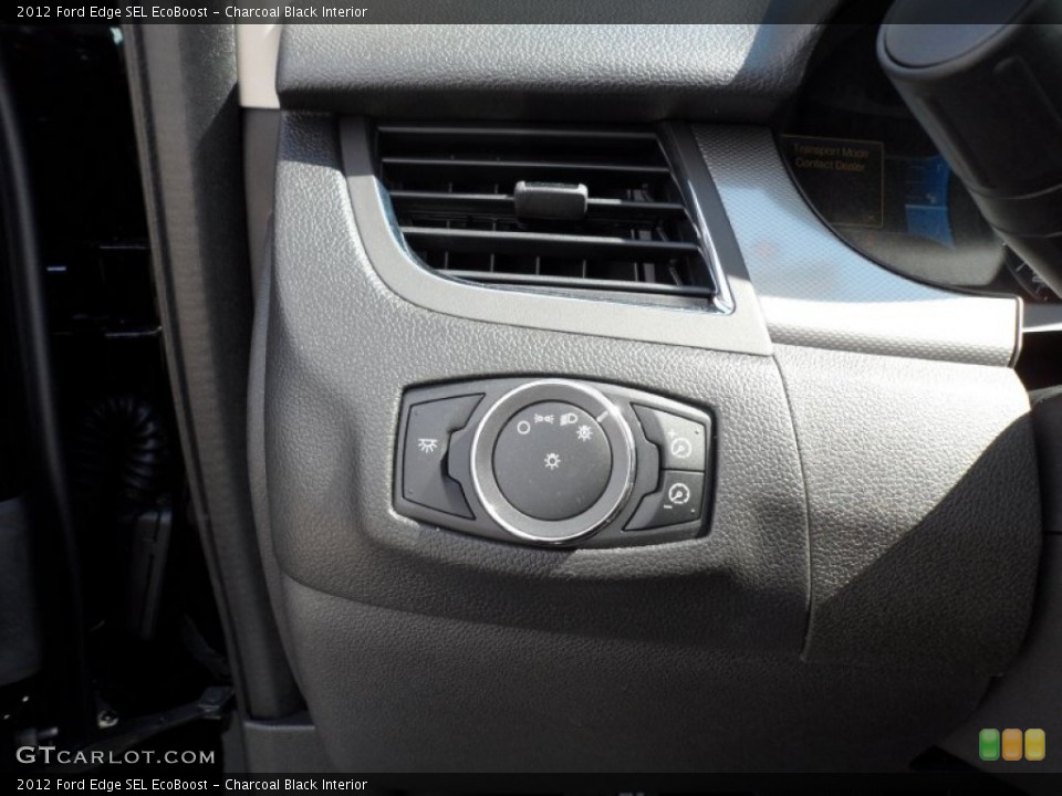 Charcoal Black Interior Controls for the 2012 Ford Edge SEL EcoBoost #55224232