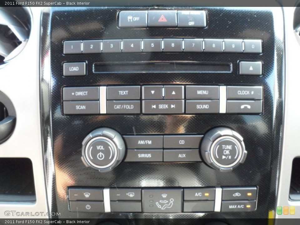 Black Interior Audio System for the 2011 Ford F150 FX2 SuperCab #55226533