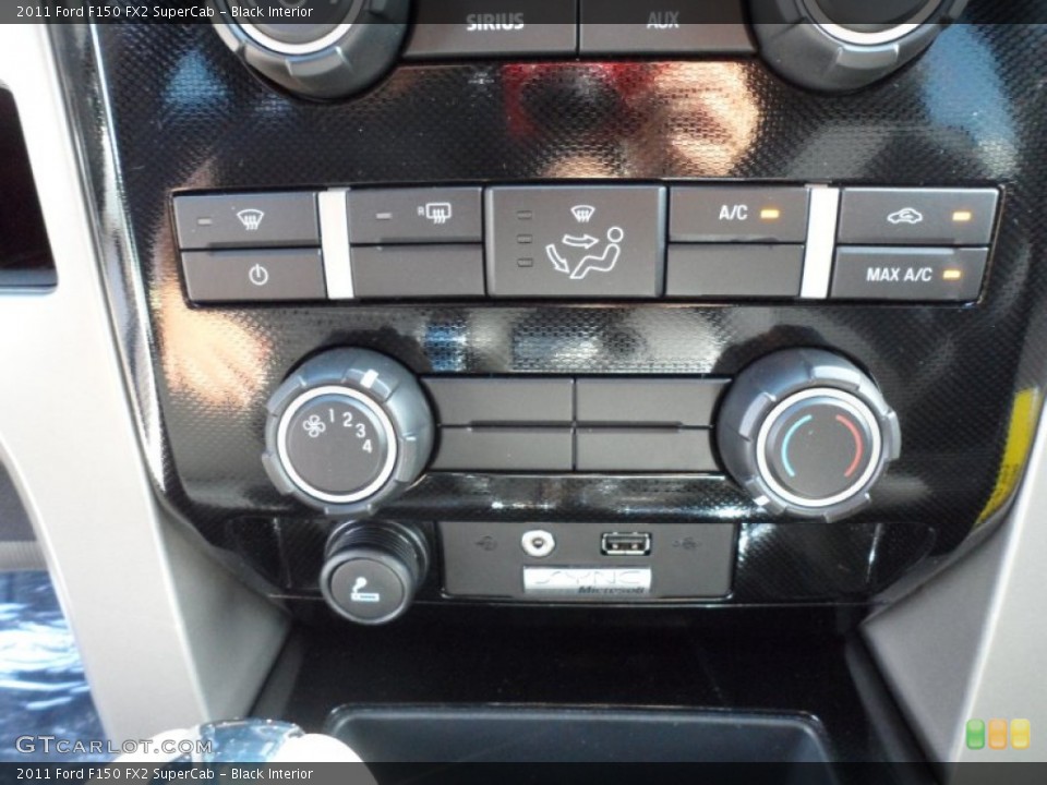 Black Interior Controls for the 2011 Ford F150 FX2 SuperCab #55226542