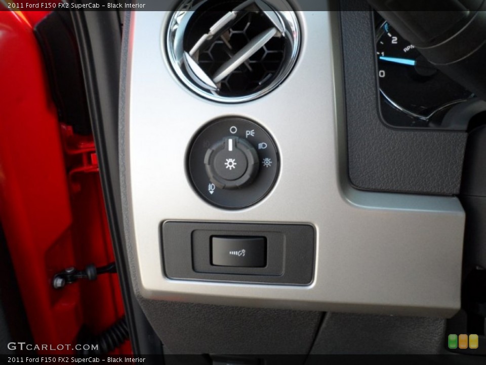 Black Interior Controls for the 2011 Ford F150 FX2 SuperCab #55226590