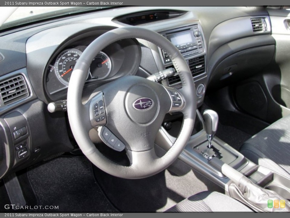 Carbon Black Interior Dashboard for the 2011 Subaru Impreza Outback Sport Wagon #55228282