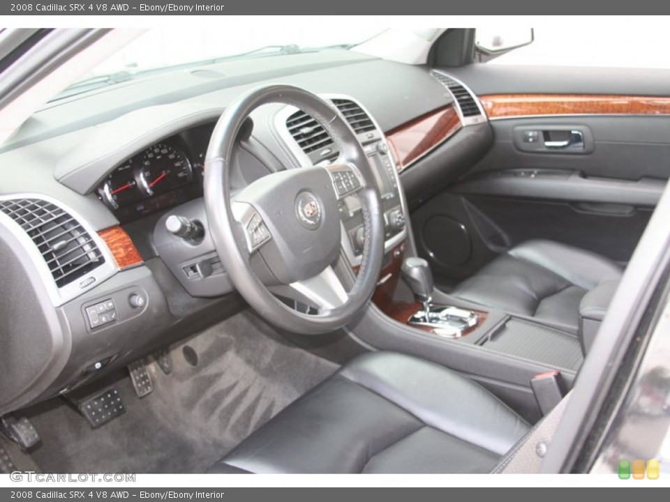 Ebony/Ebony Interior Photo for the 2008 Cadillac SRX 4 V8 AWD #55229617