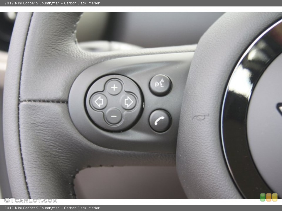 Carbon Black Interior Controls for the 2012 Mini Cooper S Countryman #55230088