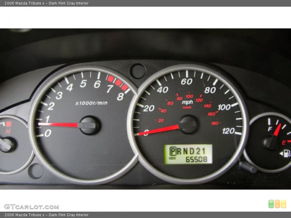 Dark Flint Gray Interior Gauges for the 2006 Mazda Tribute s #55230205