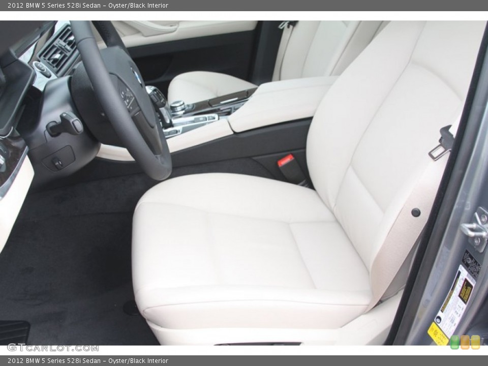 Oyster/Black Interior Photo for the 2012 BMW 5 Series 528i Sedan #55230232