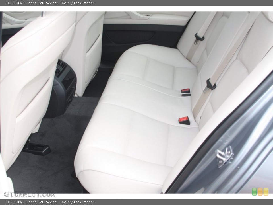Oyster/Black Interior Photo for the 2012 BMW 5 Series 528i Sedan #55230247
