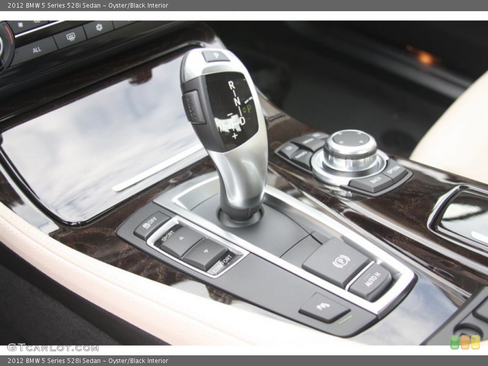 Oyster/Black Interior Transmission for the 2012 BMW 5 Series 528i Sedan #55230310