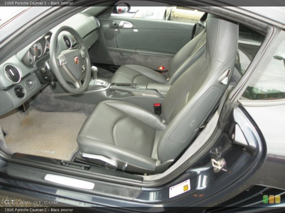 Black Interior Photo for the 2006 Porsche Cayman S #55232959