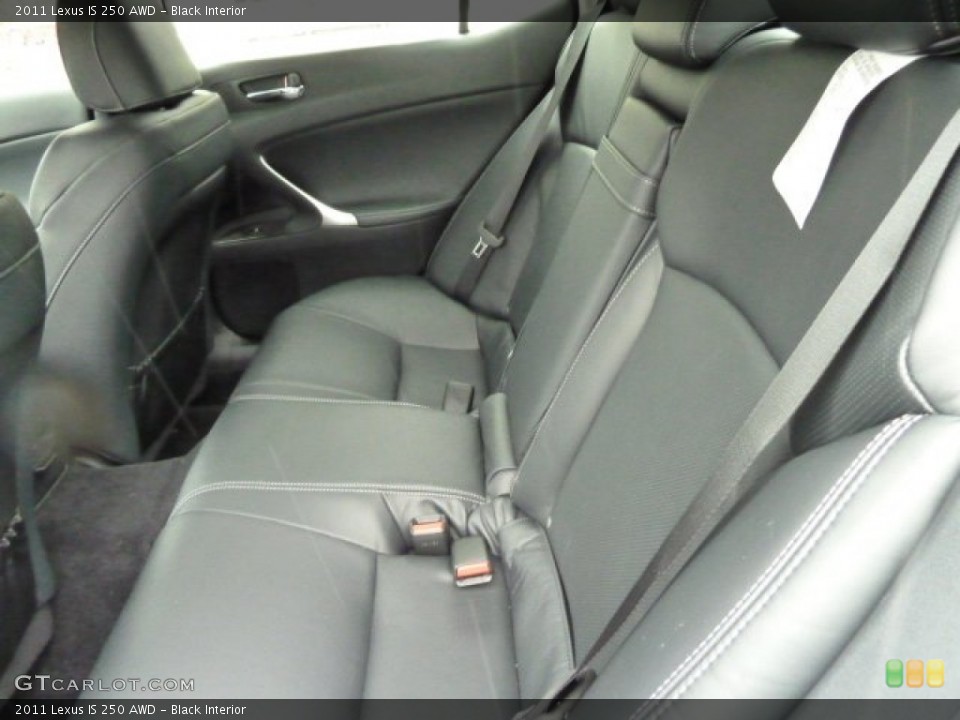 Black Interior Photo for the 2011 Lexus IS 250 AWD #55233208