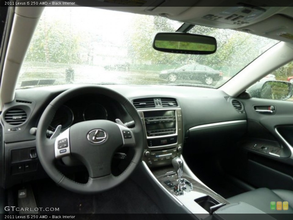 Black Interior Dashboard for the 2011 Lexus IS 250 AWD #55233211