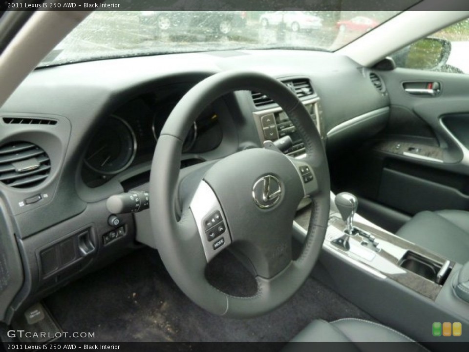 Black Interior Photo for the 2011 Lexus IS 250 AWD #55233220