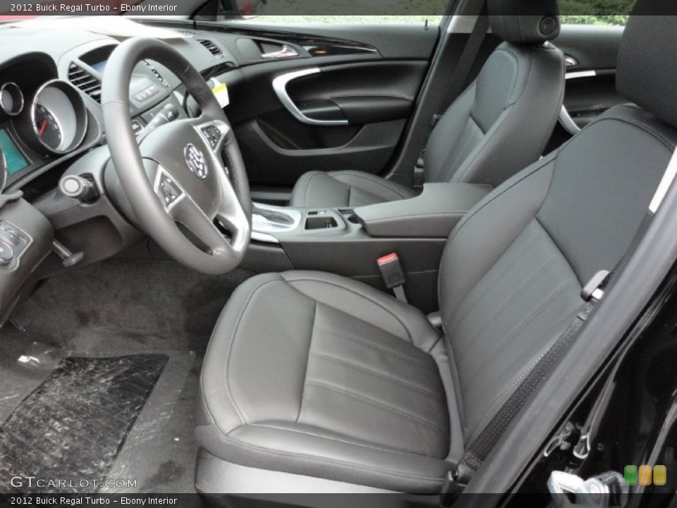 Ebony Interior Photo for the 2012 Buick Regal Turbo #55234345