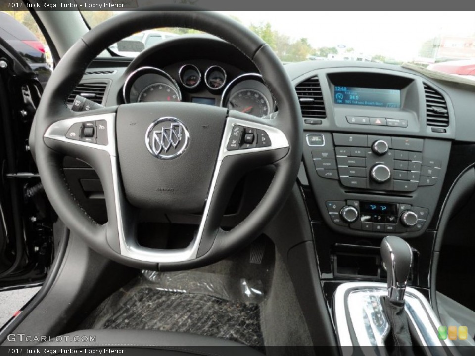 Ebony Interior Dashboard for the 2012 Buick Regal Turbo #55234351