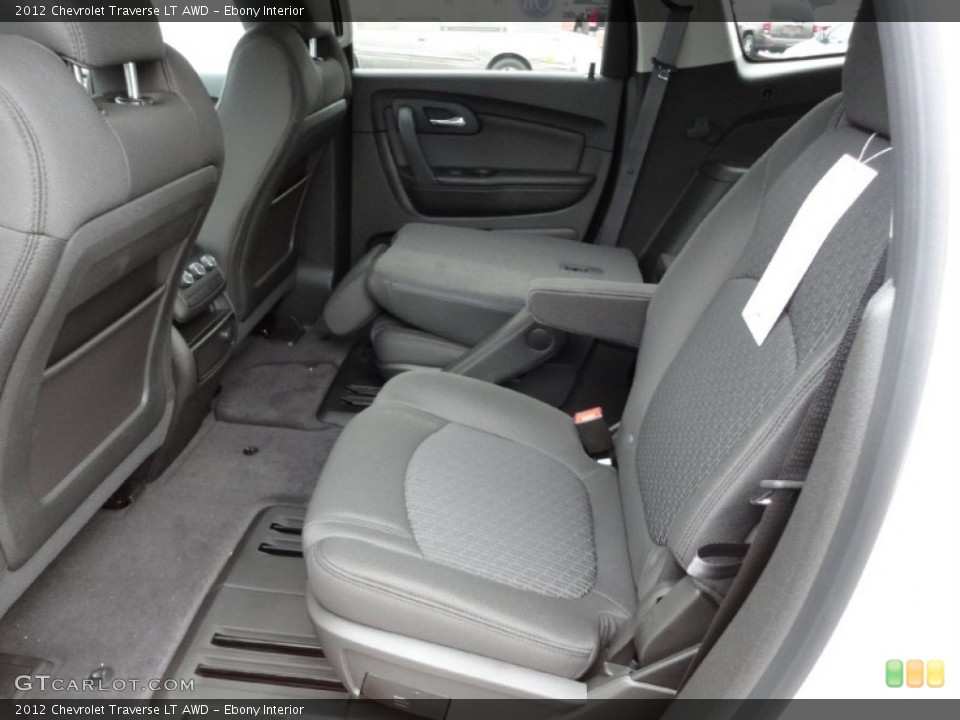 Ebony Interior Photo for the 2012 Chevrolet Traverse LT AWD #55234534