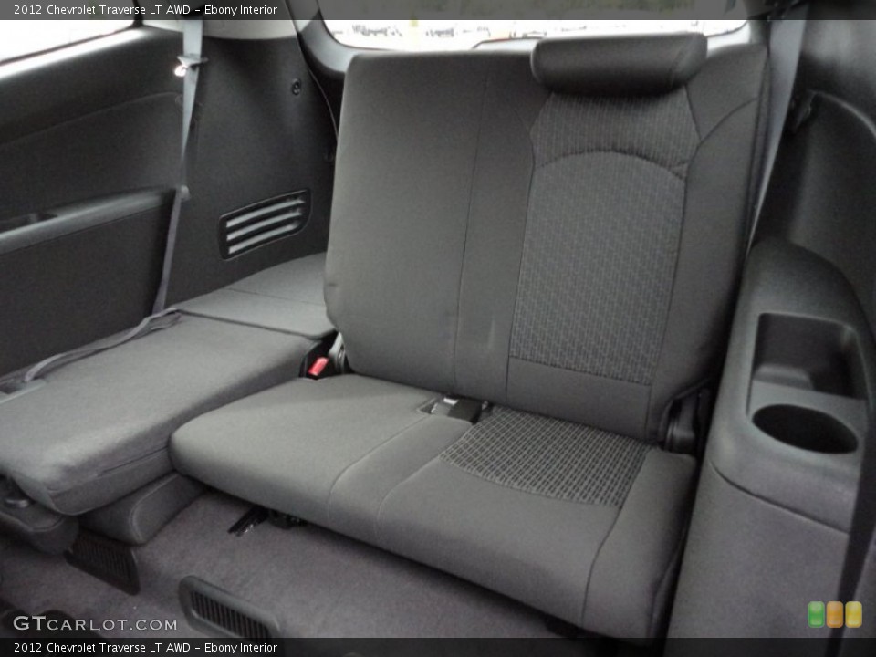 Ebony Interior Photo for the 2012 Chevrolet Traverse LT AWD #55234537